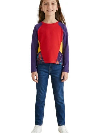 Bluza cu model color block Billie