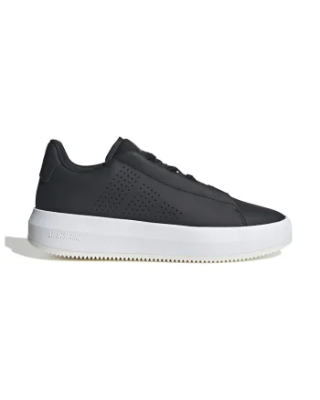 Pantofi sport din piele ecologica cu logo, Negru