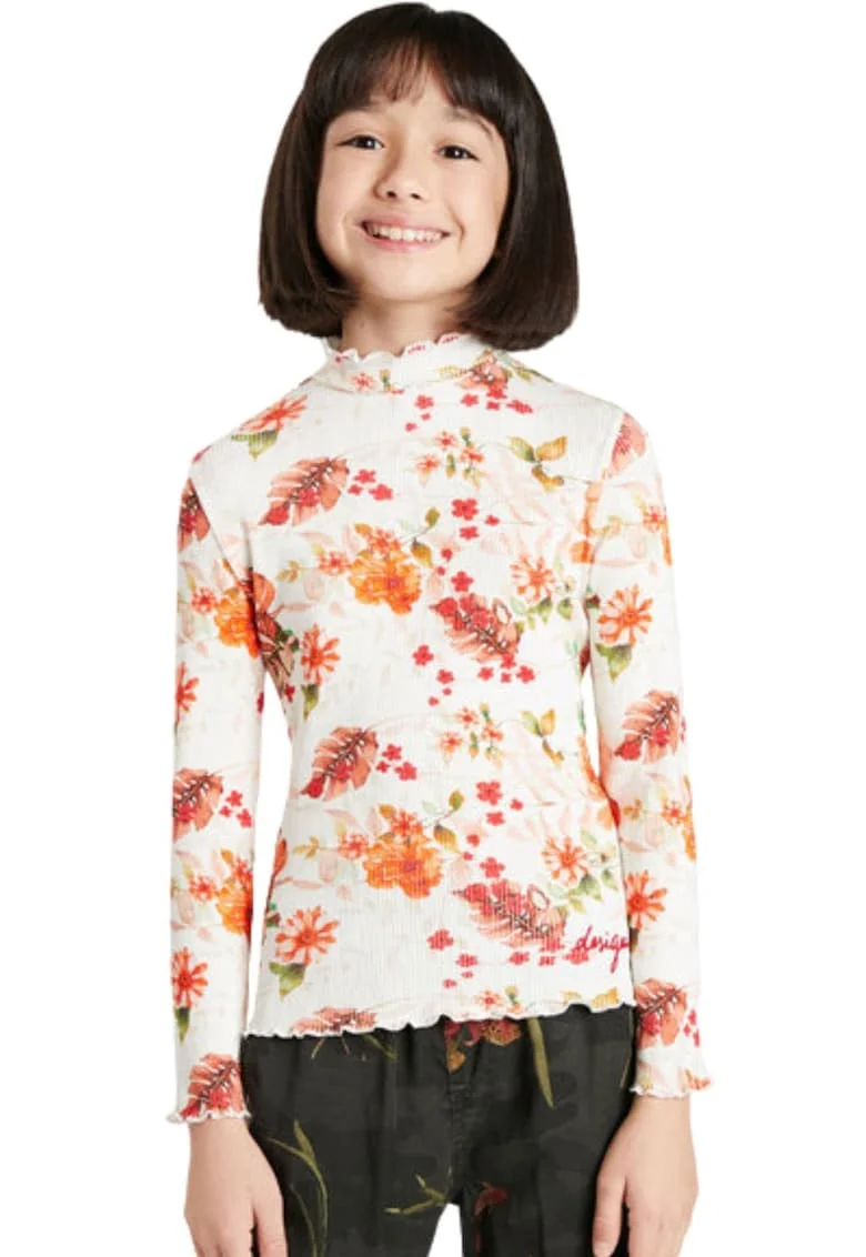 Bluza cu imprimeu Autumn Flowers,