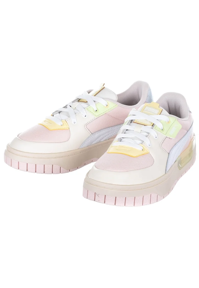 Pantofi din piele cu insertii textile Cali Dream