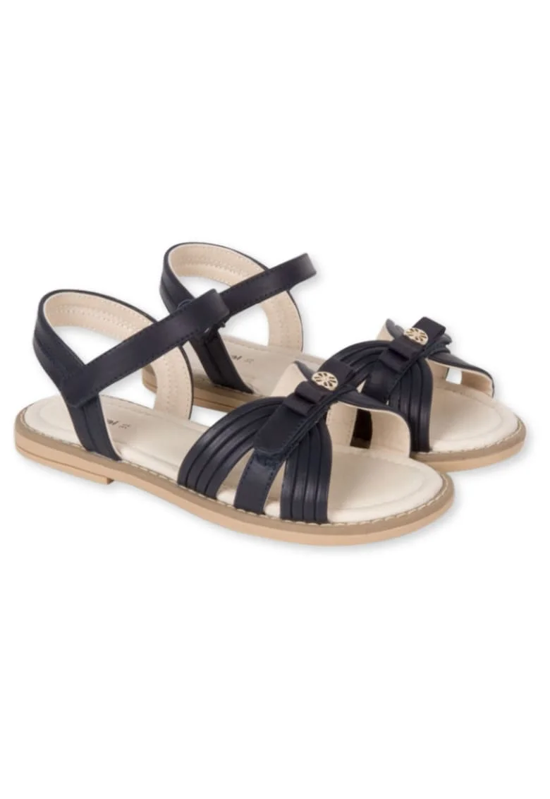 Sandale din piele ecologica cu velcro,