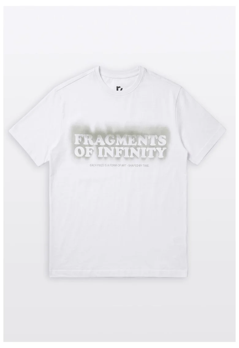 Tricou din bumbac cu imprimeu text.