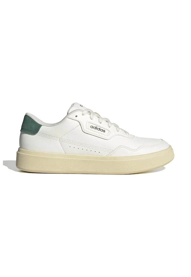 Pantofi sport din piele Park St 2.0, Alb/Verde aquamarin