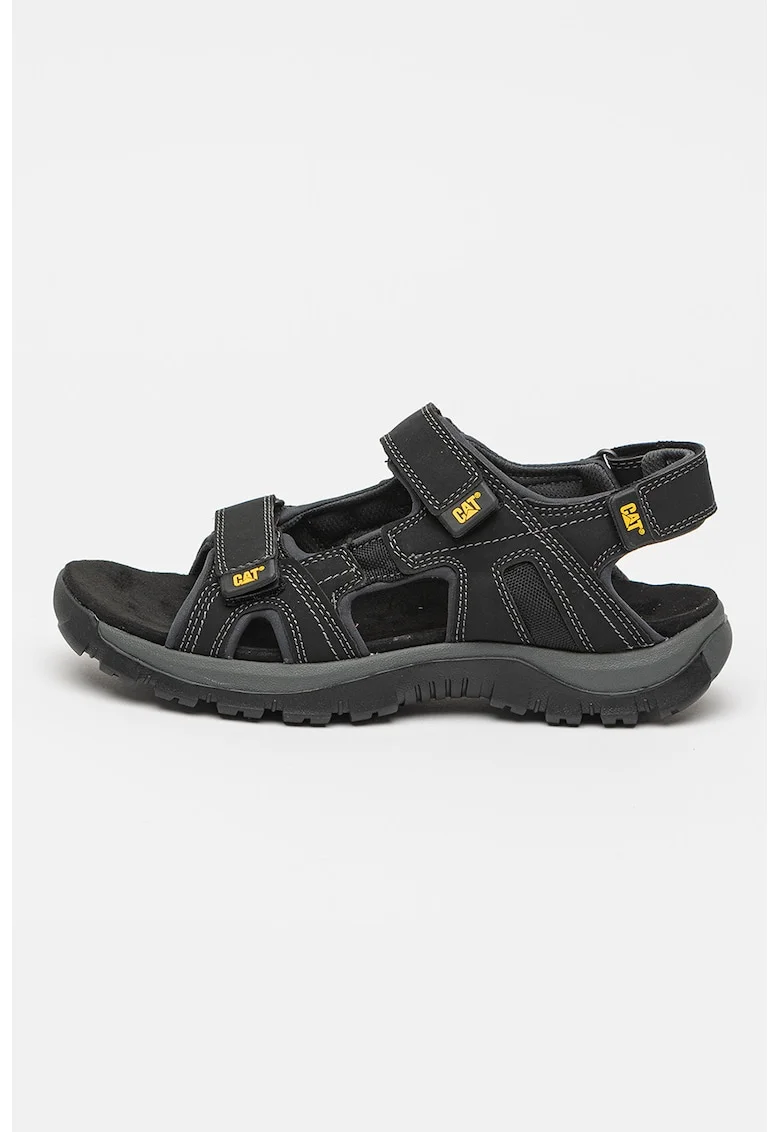 Sandale cu velcro Giles Oxford, Negru