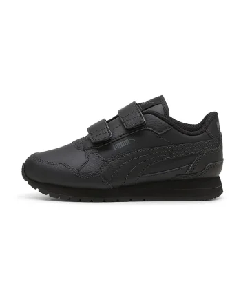 Pantofi sport ST Runner v4 cu inchidere velcro, Negru stins