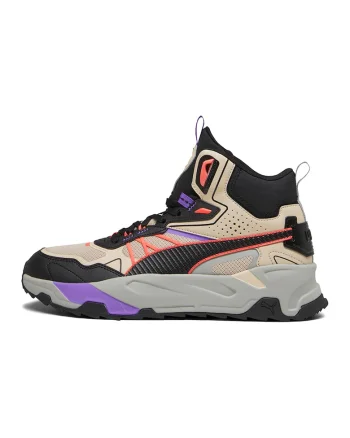Pantofi sport mid-high Trinity Mid Hybrid Granola, Negru/Bej deschis