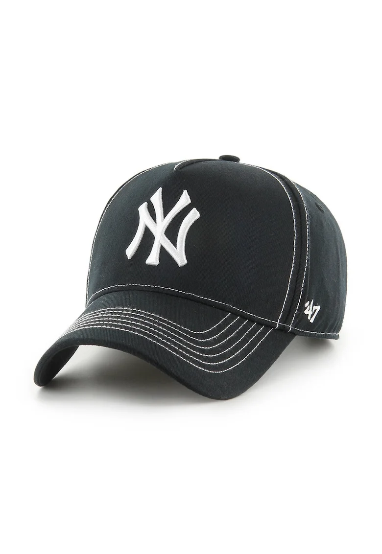 ’47, Sapca baseball cu cusaturi contrastante NY Yankees, Alb/Negru