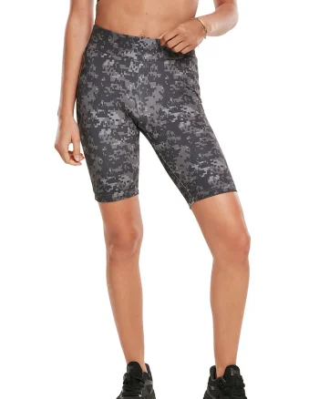 Colanti scurti cu model camuflaj, Gri inchis