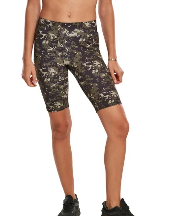 Colanti scurti cu model camuflaj, Maro/Kaki