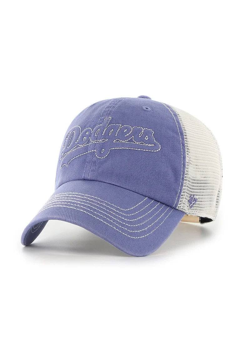 ’47, Sapca trucker Los Angeles Dodgers, Alb/Albastru lavanda