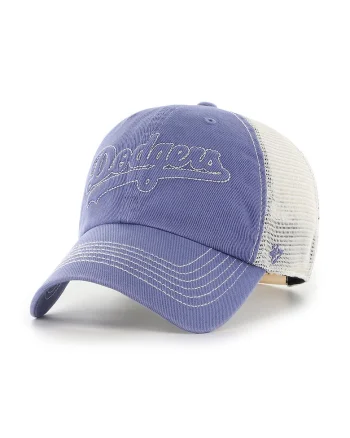 ’47, Sapca trucker Los Angeles Dodgers, Alb/Albastru lavanda