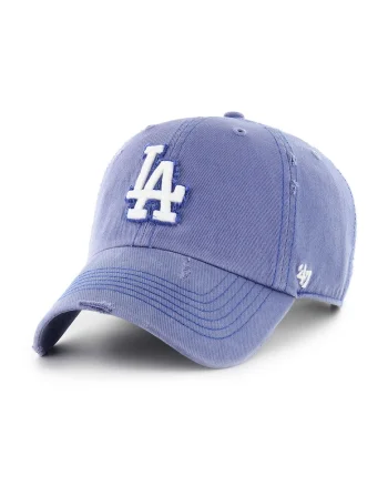 ’47, Sapca de bumbac LA Dodgers, Alb/Albastru lavanda