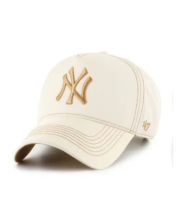 ’47, Sapca baseball de bumbac NY Yankees, Galben/Alb murdar