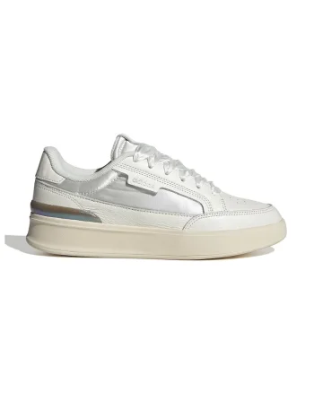 Pantofi sport cu segment frontal cu perforatii Aspyre, Alb murdar/Argintiu