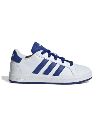 Pantofi sport din piele ecologica Grand Court 2.0, Albastru royal/Alb optic