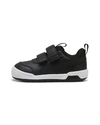 Pantofi din piele ecologica cu velcro Multiflex 2, Negru
