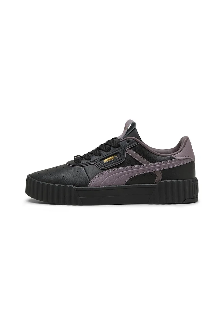 Pantofi sport Carina 3.0 de piele, Negru/Violet prafuit