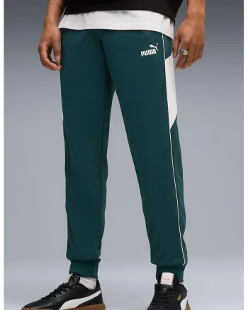 Pantaloni de trening cu talie elastica, Verde persan