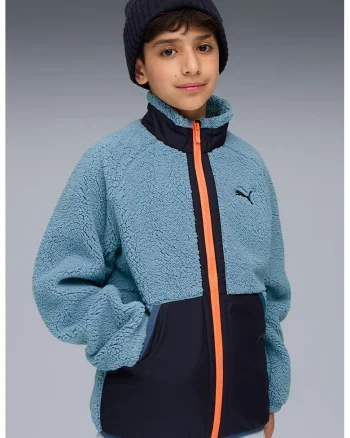 Jacheta regular-fit cu buzunare, Albastru prafuit