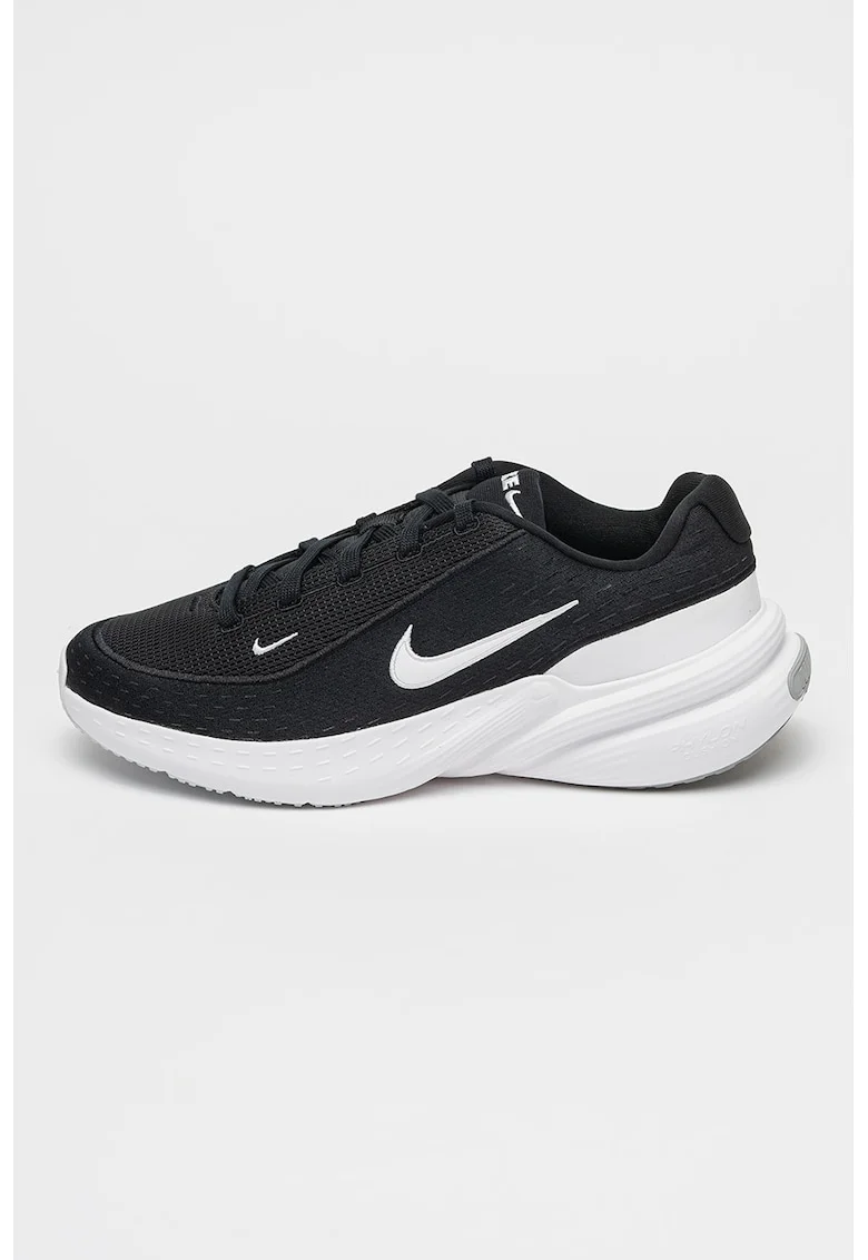 Pantofi sport Uplift cu broderie logo, Negru/Alb murdar