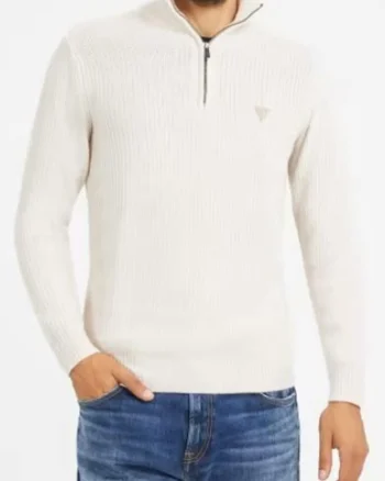 Pulover,  Poliamida, Crem - 49878, Crem