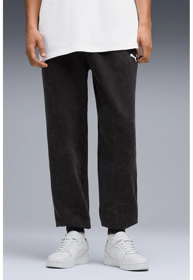 Pantaloni de trening relaxed-fit ESS Elevated, Negru