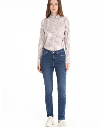Blugi slim fit Carla 703, Ocean Blue