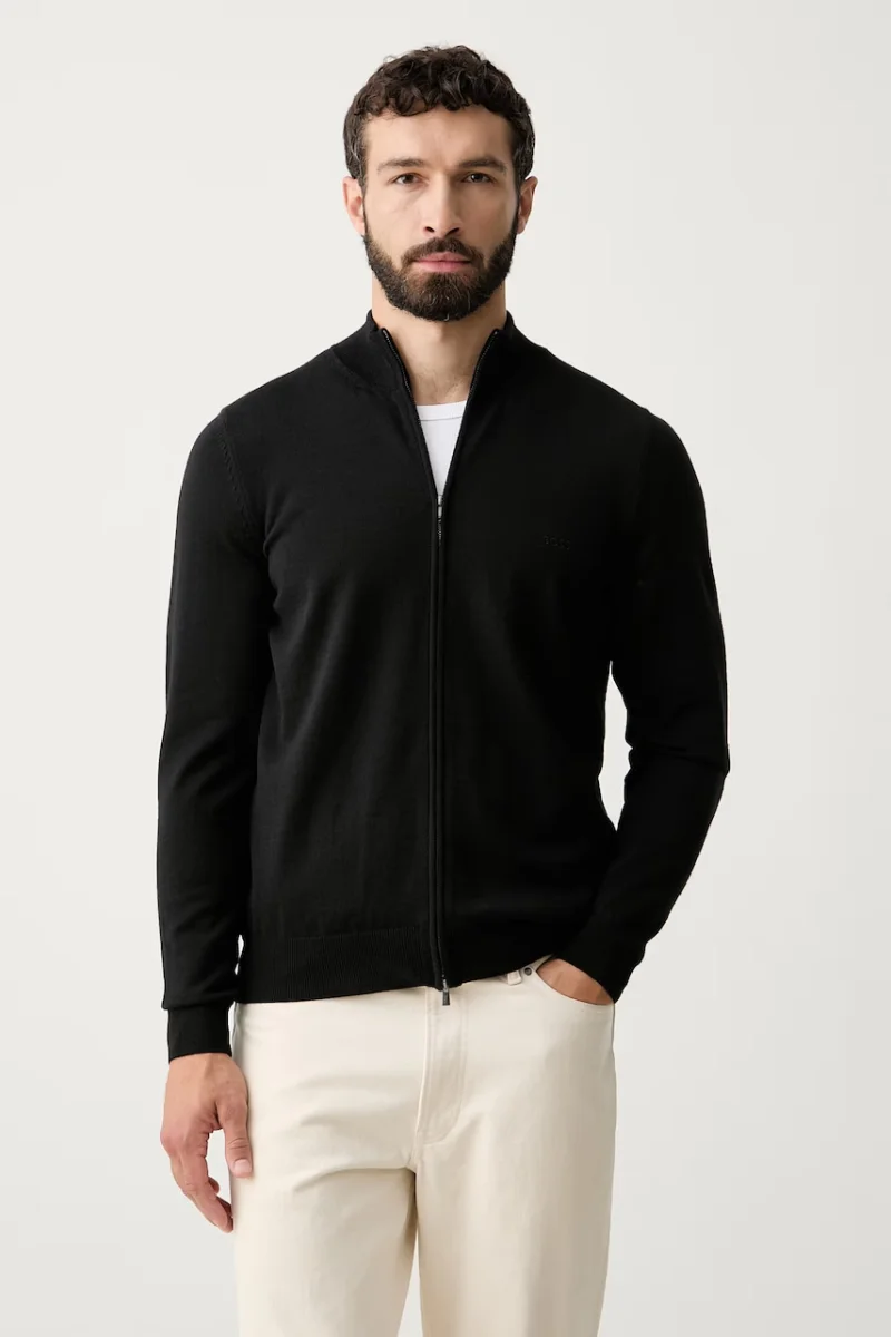BOSS cardigan pentru bărbați din lână H-Balonso-L