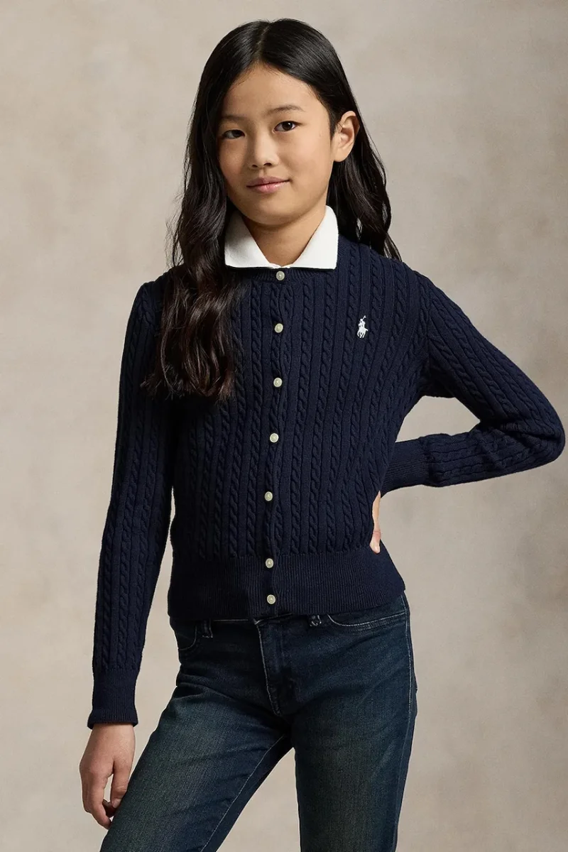 Polo Ralph Lauren cardigan din bumbac pentru copii