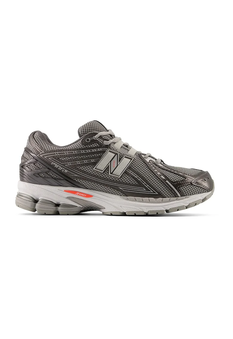 Pantofi sport 1906R unisex cu garnituri din plasa, Negru