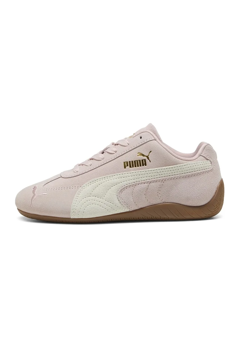 Pantofi Speedcat OG sport din piele intoarsa, Roz prafuit