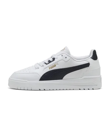 Pantofi sport Shuffle Dowtown de piele ecologica, Alb/Albastru ultramarin