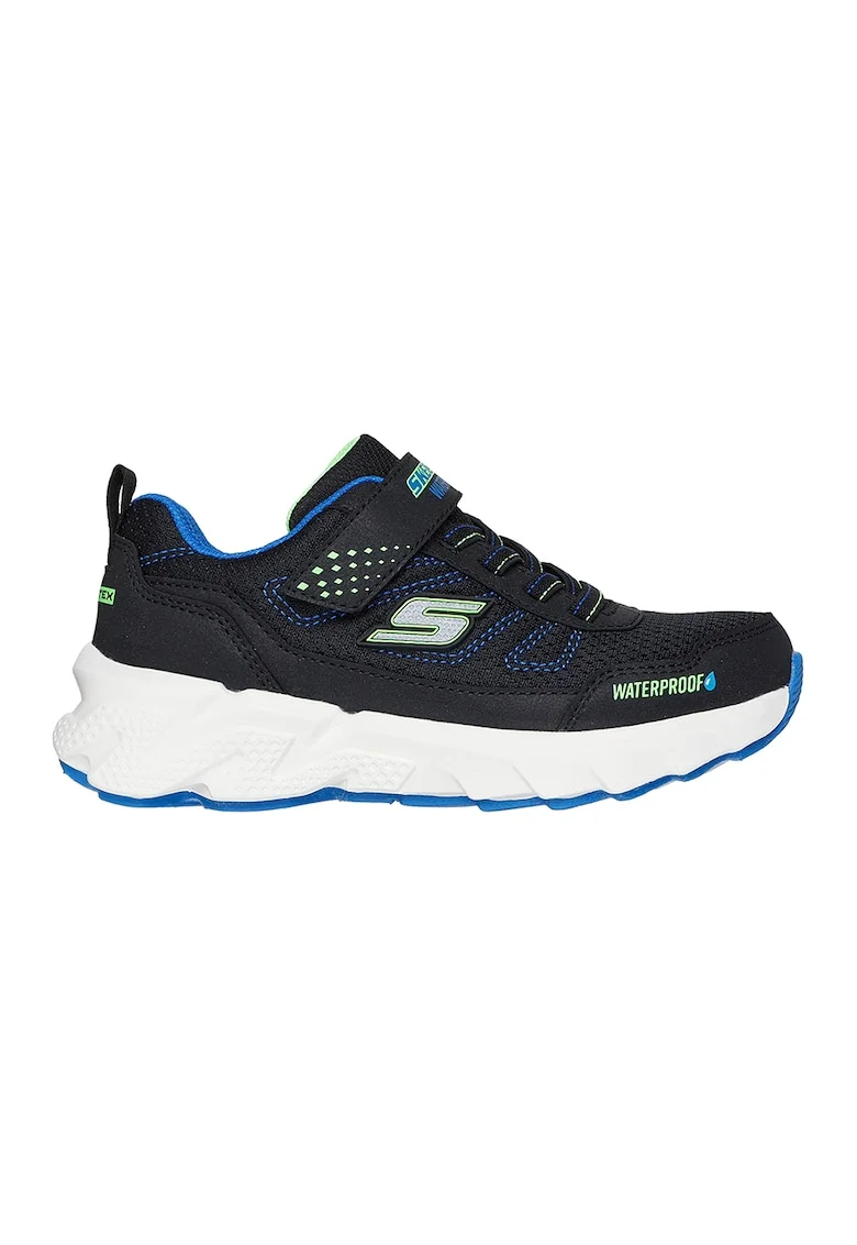 Pantofi sport impermeabili din plasa cu detaliu logo Elite Sport Tread, Negru