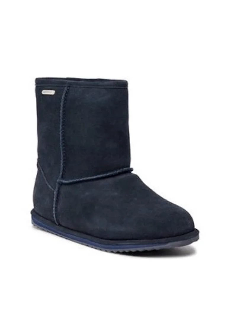 Cizme  bleumarin, lana - 34697, Bleumarin