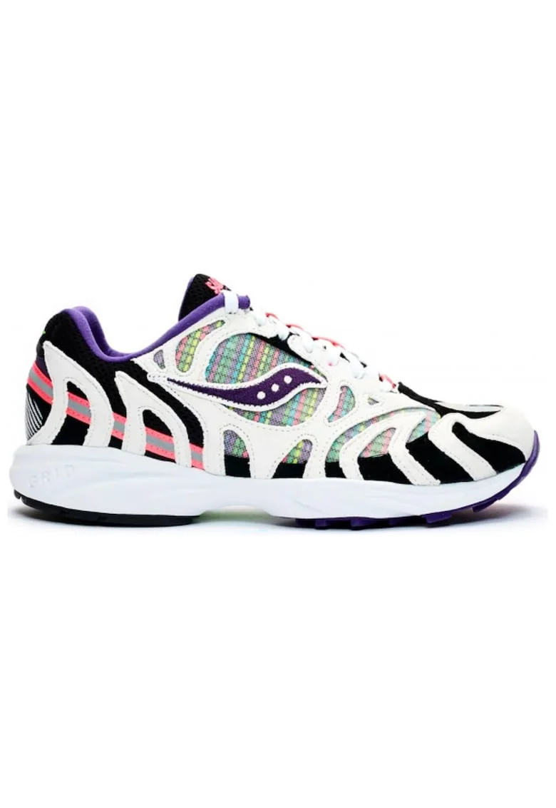 Pantofi sport cu garnituri de piele intoarsa Grid Azura 2000