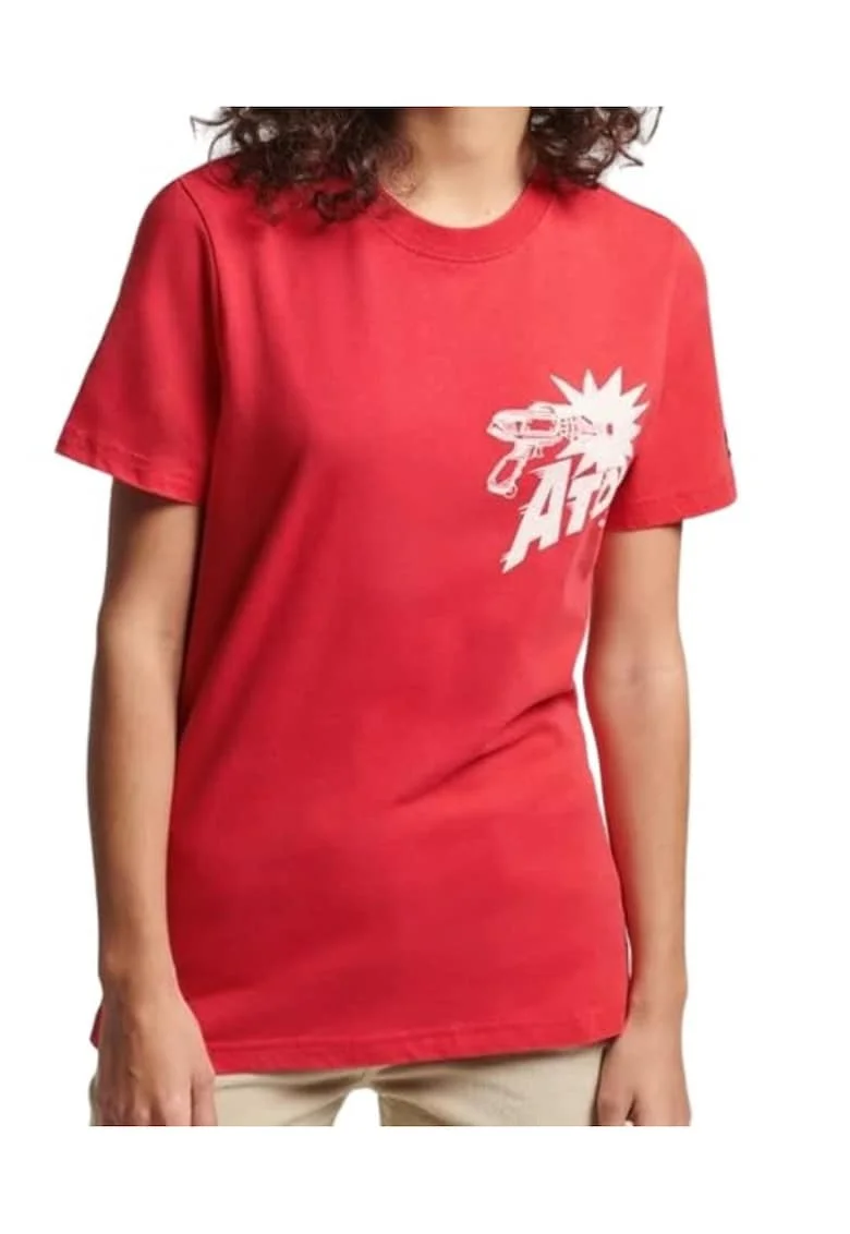 Tricou din bumbac cu imprimeu,