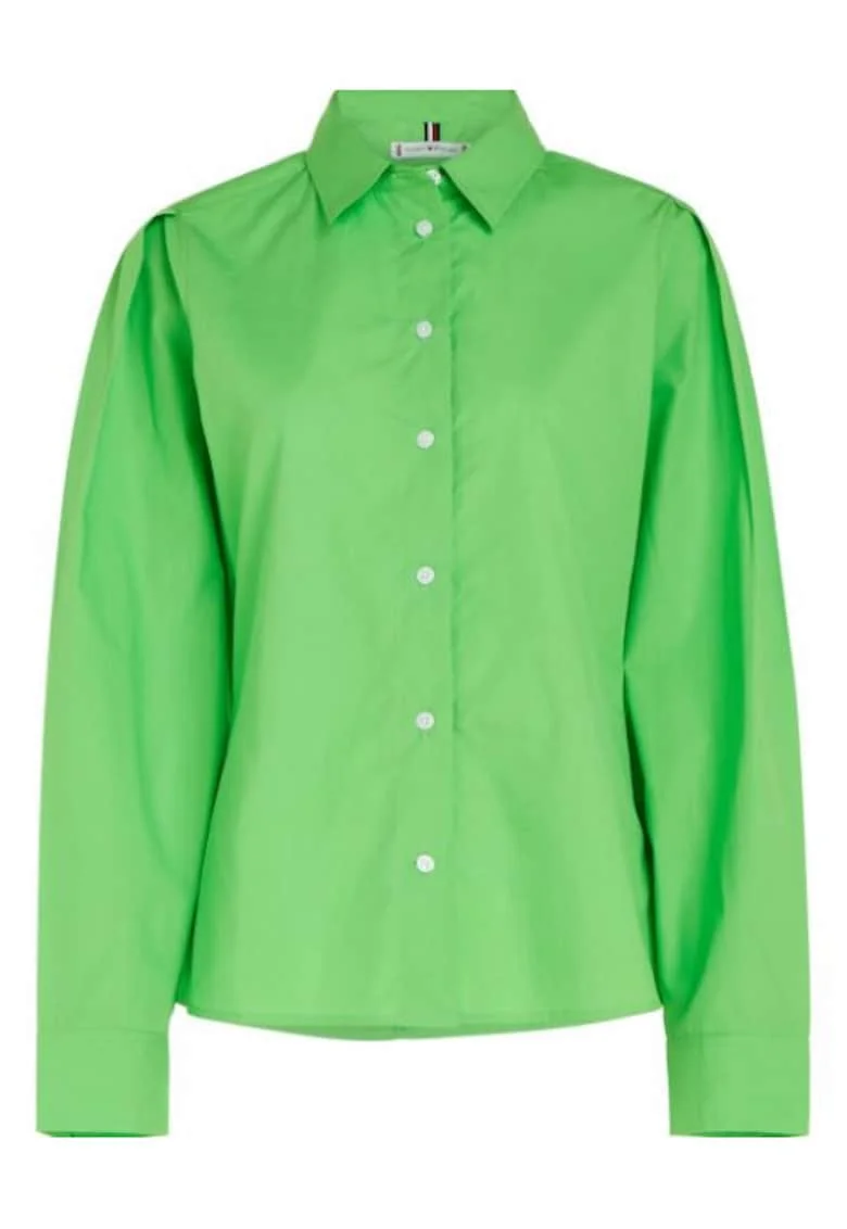 Camasa dama,  Slim Fit, Bumbac, Verde lime, Verde lime