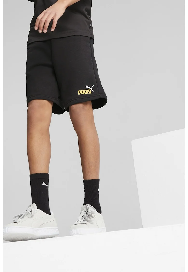 Pantaloni scurti cu buzunare laterale ESS+, Negru,