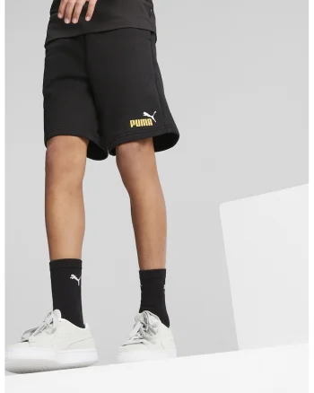 Pantaloni scurti cu buzunare laterale ESS+, Negru,