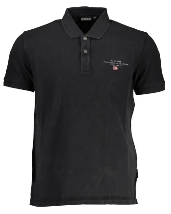 Tricou barbati,  100% Bumbac, Negru, NP0A4GDL-ELBAS-SS-4, Negru