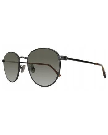 Ochelari de soare barbati  lentile verzi, rame grafit, dimensiuni 53x21x145mm, set cu etui original si stergator.