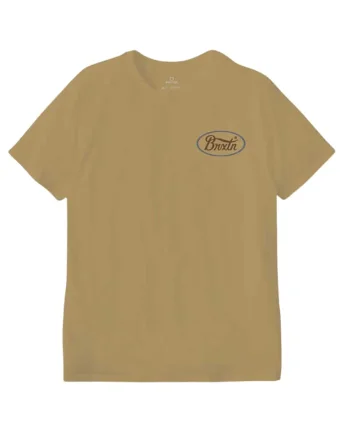 Tricou barbati,  Bumbac, Galben,