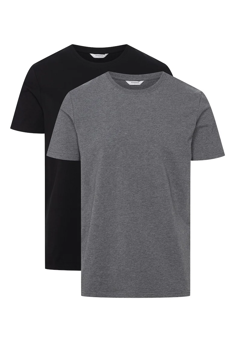 Tricou cu maneca scurta Move  set de 2 perechi Negru, gri