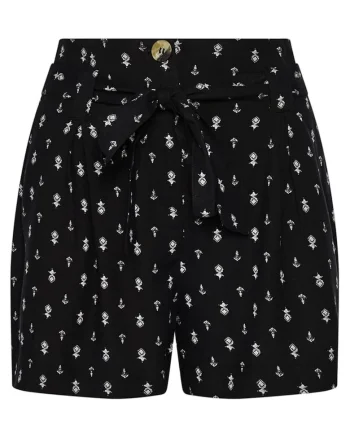 Pantaloni scurti Vintage Superdry dama, Viscoza, Negru