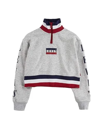 Bluzon Crop cu detalii contrastante,