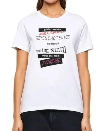 Tricou Cu Decolteu La Baza Gatului Sily,
