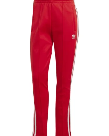 Pantaloni de trening slim fit Adicolor, Alb/Coral