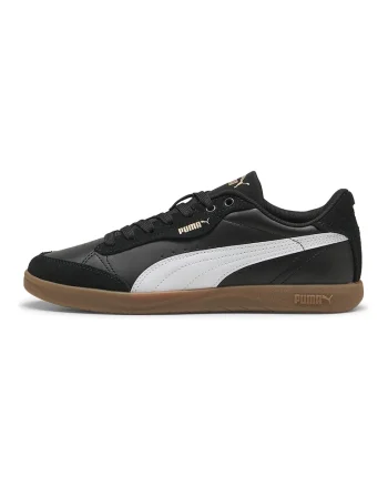 Pantofi sport Vikky Star de piele, Alb/Negru