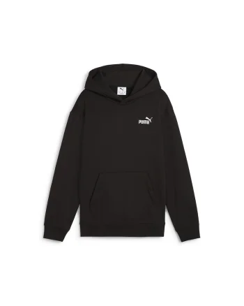 Hanorac cu logo discret, Negru