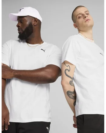 Tricou din bumbac cu broderie logo ESS, Alb